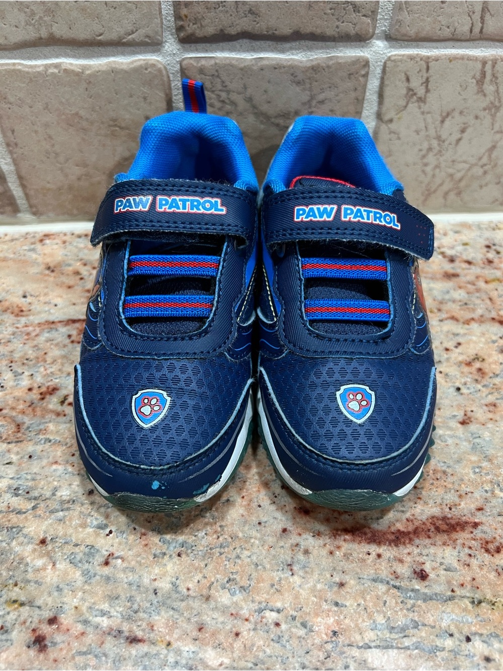 Paw Patrol Navy Blue Kids Light-Up Character Sneakers - Picture 2 of 7